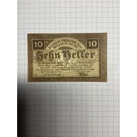 10 геллеров (нотгельды) Австрия.-2512