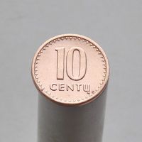 Литва 10 центов 1991
