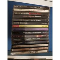 14pcs audio CDs Albums  ROYAL HUNT, DAVID GILMOUR, PETER HAMMILL 10р за диск