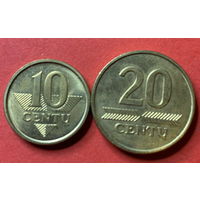 Литва, 2 монеты