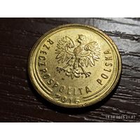 Польша 5 грошей 2016