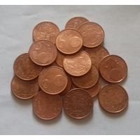 1 евро, Литва 2015 г., (20 монет по 5 ец.)