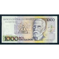 Бразилия 1000 Крузадо 1987-1988 год, UNC