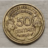 Франция 50 сантимов, 1933 (2-12-174)