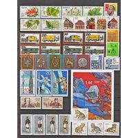 ГДР.ПОЧТИ ПОЛНЫЙ(без МЛ!) ГОДОВОЙ  КОМПЛЕКТ ЧИСТЫХ МАРОК 1978г.(без наклеек и следов от них!) .