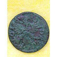 Солид (боратинка) 1664 г. польский герб. Ян II Казимир(4), без мц.