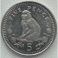 Гибралтар 5 пенсов 2000 г.