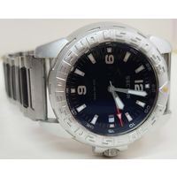 Часы "Sektor" крупные,алюминий,безель с трещоткой, Miyota