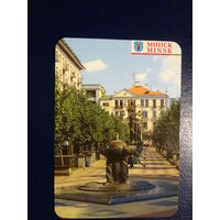 Календарик 2007 г.  Минск. Улица Ленинская.