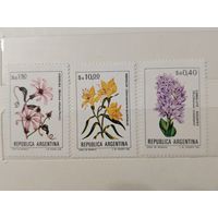 РАСПРОДАЖА КОЛЛЕКЦИИ. Аргентина, марки "цветы"
