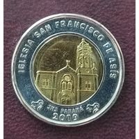 Панама 1 бальбоа, 2019 Церковь Иглесиа Сан-Франциско де Асис