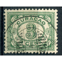 Нидерландские колонии - Кюрасао - 1926г. - цифры, 3 с - 1 марка - гашёная [Mi 81]. #3-WB-101-A-1