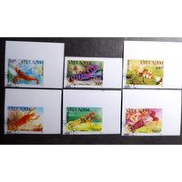 Марки Вьетнам 1991 год Раки