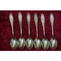 Ложки мельхиоровые  чайные  14 см   А 9