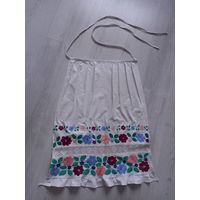 Фартук,  передник вышитый старинный