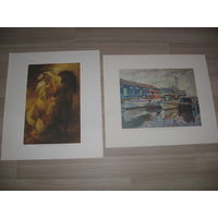 Репродукция на бумаге, отпечатана в Испании, размер 46х54 см.