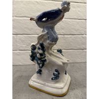 Статуэтка ЛЫЖНИК НА СКЛОНЕ. Дмитровский ФЗ. Вербилки. 1950 годы. ск С. Орлов  РЕДКОСТЬ!!  В ЛЮКСЕ.     Распродажа коллекции!!!