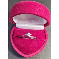 Красивое кольцо серебро 925, лот#15, С РУБЛЯ! МНОГО ЛОТОВ С РУБЛЯ БЕЗ МЦ!