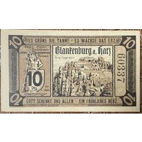 Нотгельд 10 пфеннигов 1920 год.