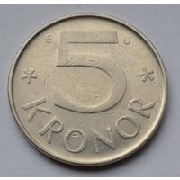 Швеция, 5 крон 1982 г.