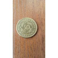 Германия 50 рентенпфеннигов 1924  А- м.д. Берлин