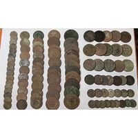 Лот монет РИ. 101 шт