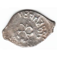 Деньга ~1485-1505 Иван III Васильевич (Великий) Трилистник чеканка в Москве _состояние XF+/AU