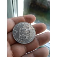 Остров Гернси 25 пенсов (pence) 1978 "Королевский визит"