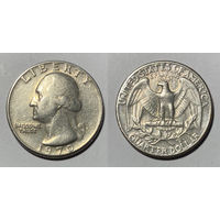 25 центов. Квотер. США. 1970