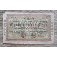 Werty71 Германия 100000 марок 1923 банкнота Гроссгельд Гельзенкирхен