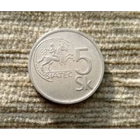 Werty71 Словакия 5 крон 1993 Всадник