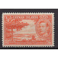 1938 Кайманы острова ** Разновидность P12 1/2 (SG 115), Британские колонии