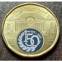 Канада 1 доллар, 2025 150 лет Верховному Суду Канады, Цветное покрытие    ( 1-11-3 )