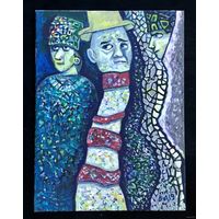 Акулов В.И. "Благими намерениями..." Холст, акрил. Размер 80х60