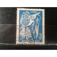 Мозамбик, колония Португалии, 1950. Ангел с подсвечником