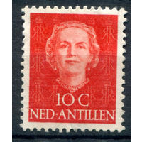 Нидерландские Антильские острова - 1950/79г. - королева Юлиана, 10 с - 1 марка - чистая, без клея [Mi 15]. #3-WB-101-A-1