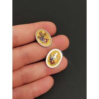 Запонки мужские Рыцари пифии винтаж