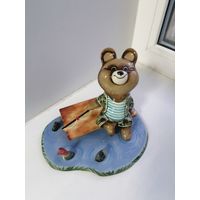 Олимпийский мишка Рыбак, рыбалка, отличный подарок рыболову