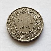 Швейцария 2 франка, 1976