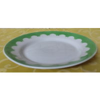 Блюдце-1 эпохи СССР. Рижская фарфоро-фаянсовый завод (Рижский ффз), 1970-1980 гг