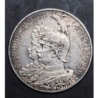 2 марки 1901г А , 200 лет Пруссии