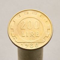 Италия 200 лир 1980