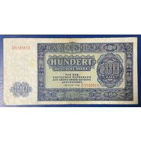 Банкнота 100 марок 1948 год. ГДР