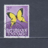 [33] Того 1964. Фауна.Бабочка. Гашеная марка.