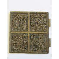 С рубля. Состояние! "Праздники". Часть складня. Плакетка. Оригинал. м