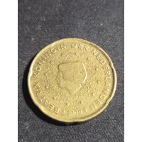Нидерланды 20 евроцентов 2000
