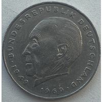 Германия 2 марки 1974 г. F. Конрад Аденауэр. 20 лет Федеративной Республике (1949-1969)