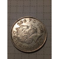 10 пенсов Великобритания 2005 год