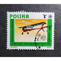 Марка Польша 1984 год Авиация