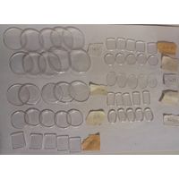 НОВЫЕ Стекла к наручным Часам 50 штук